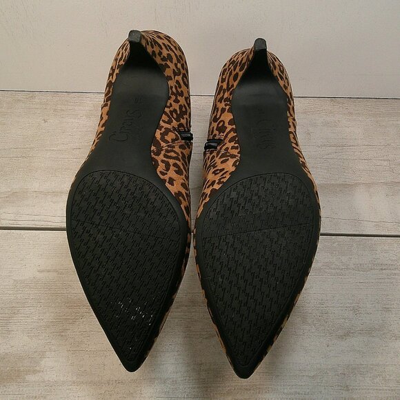 Circus by Sam Edelman Kirby Ankle Microsuede Leopard Bootie Size 10 M EUR 40 - Picture 3 of 8